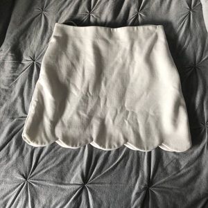 Scalloped Skirt Top Shop